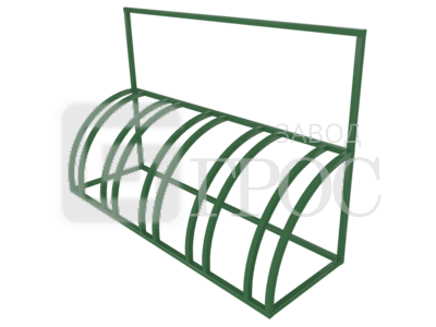 Велопарковка рекламная - фотография для сайта об Оренбурге